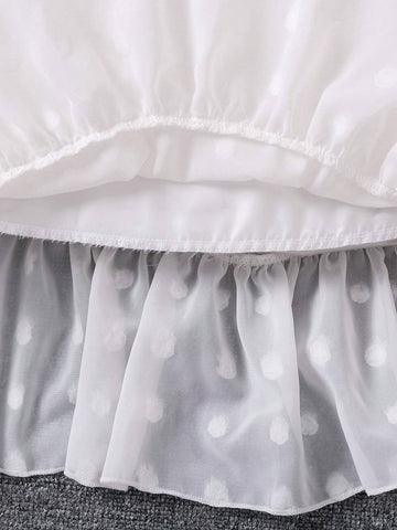 Kids EVRYDAY Young Girl's Romantic Elegant Casual Holiday Comfortable Flying Sleeve Dress