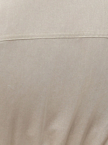 Button Down Shirt Collar, Shoulder Connected, Waist Drawstring, Double Pocket, Wrinkle Texture, Breathable, Cargo, Casual, Fashionable, Commuter Romper For Women