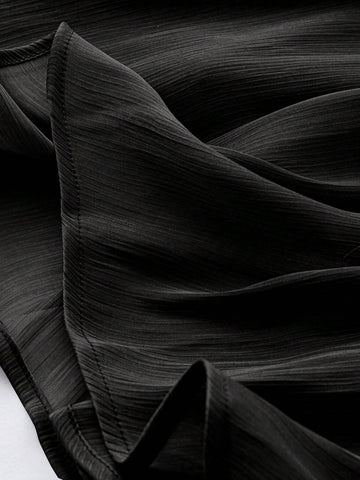 LUNE Casual Solid Color Skirt, Versatile For Autumn Maxi Women Outfit