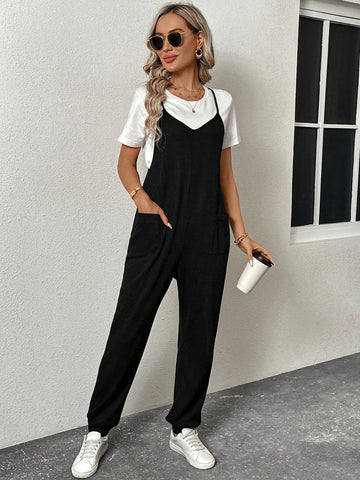 Casual Women'S Solid Color Jumpsuit