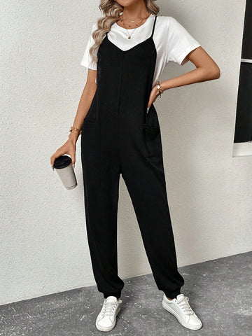 Casual Women'S Solid Color Jumpsuit
