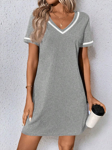 Women's Plaid Simple Tweed Pinafore Dress