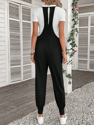 Fashionable Ladies' Spaghetti Strap Jumpsuit