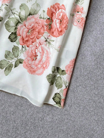 Floral Print Women's Off-Shoulder Summer Dress