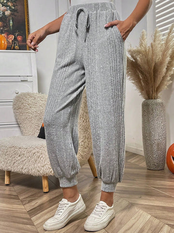 LUNE Knot Front Slant Pocket Sweatpants