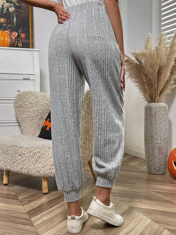 LUNE Knot Front Slant Pocket Sweatpants