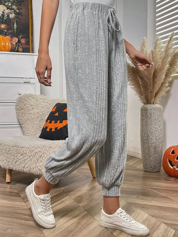 LUNE Knot Front Slant Pocket Sweatpants