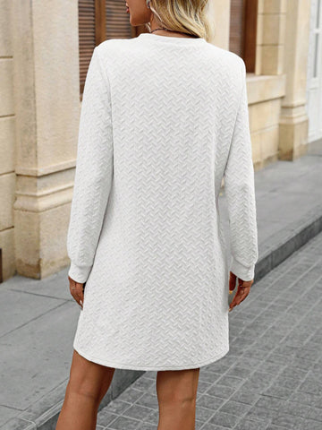 LUNE Casual Regular Fit Long Sleeve Dress