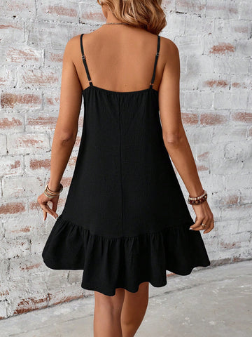 Ladies' Solid Color Cami Dress