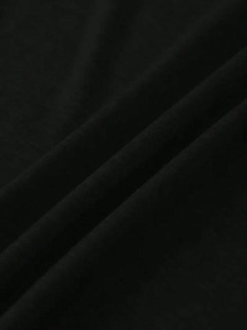 Ladies' Two Piece Set Of Color Block Letter Printed Vest And Shorts