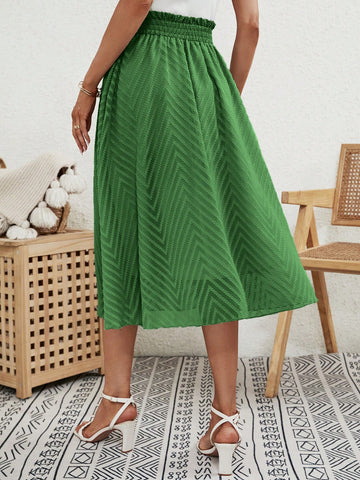 LUNE Paperbag Waist Knot Front Skirt