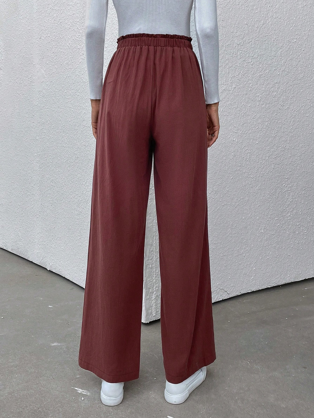 LUNE Paperbag Waist Slant Pocket Pants
