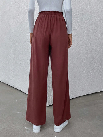 LUNE Paperbag Waist Slant Pocket Pants