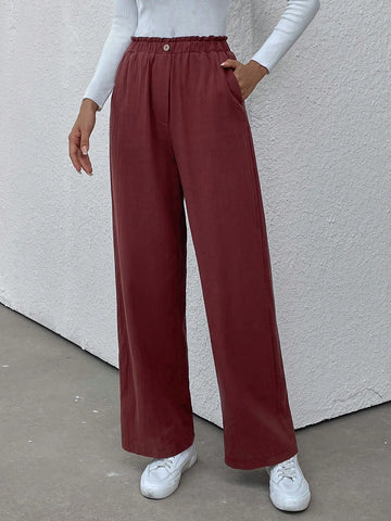LUNE Paperbag Waist Slant Pocket Pants