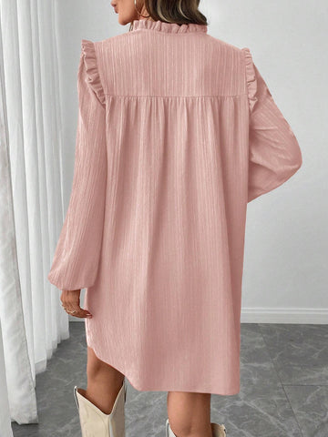 Pink Christmas Women Clothes Long Sleeve Red Christmas Party Mini Dress For Women,Autumn