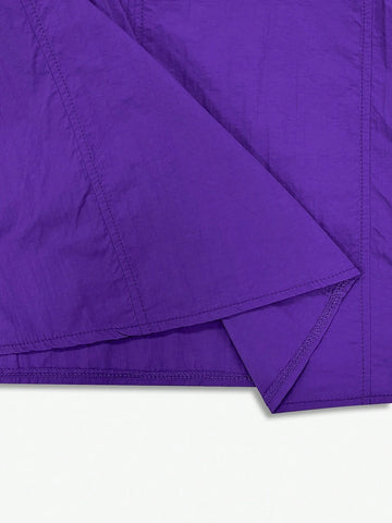 LUNE Plain V-Neck Short Sleeve Shirt For Summer