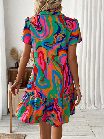 Random Printed Women's Dress