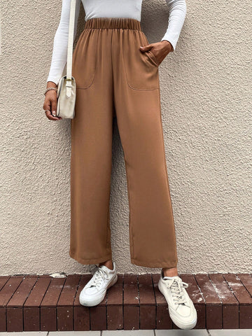 LUNE Slant Pocket Wide Leg Pants