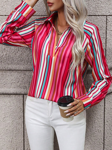 Striped Print Shirt
