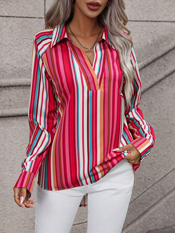 Striped Print Shirt