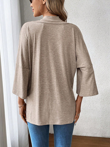 Women'S Solid Color Casual Two-Piece Set