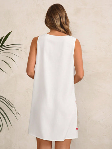 Women'S Striped Vest Dress