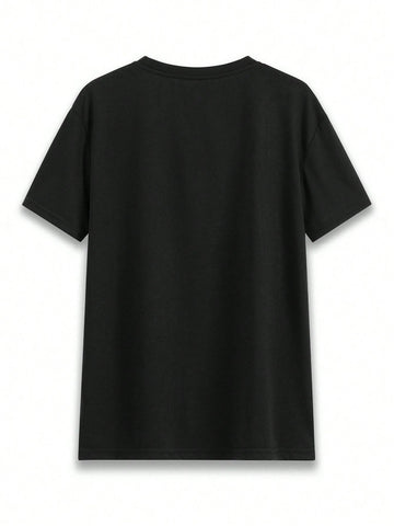 LUNE Women Fashionable Summer Printed Casual Loose Short-Sleeved T-Shirt