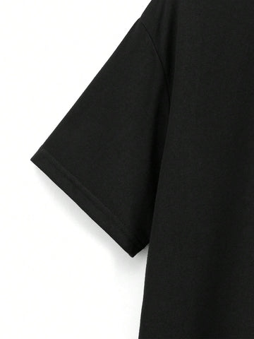 LUNE Women Fashionable Summer Printed Casual Loose Short-Sleeved T-Shirt