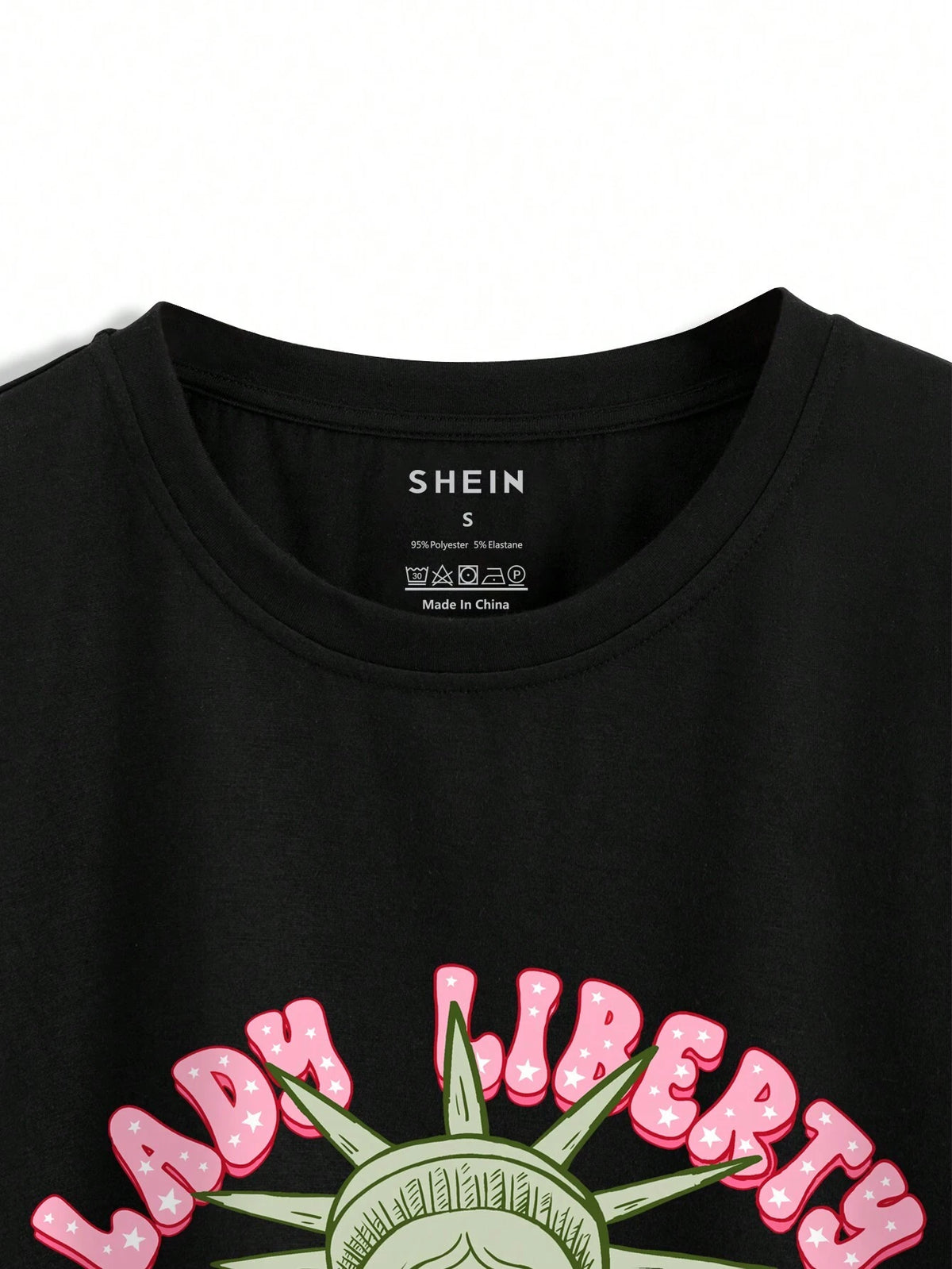 LUNE Women Fashionable Summer Printed Casual Loose Short-Sleeved T-Shirt