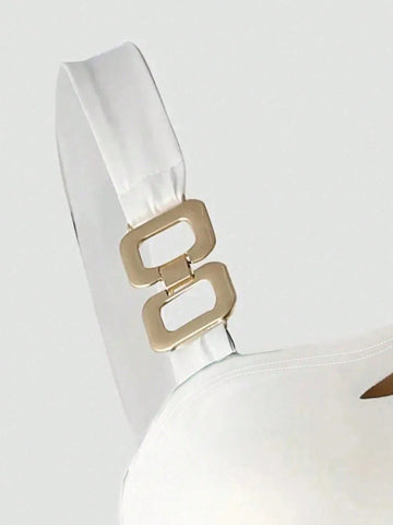 Women Summer Casual Flower & Plant Print Asymmetric Hem Collarless Sleeveless Jumpsuit