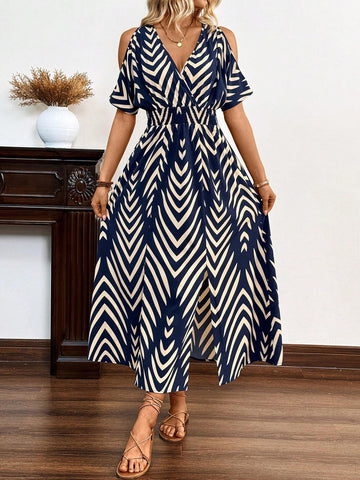 Women's A-Line Waist-Cinching Vacation Dress