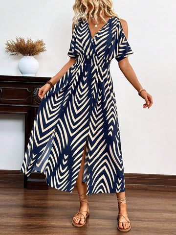 Women's A-Line Waist-Cinching Vacation Dress