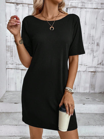 Women's Butterfly Printed Sleeveless Backless Dress