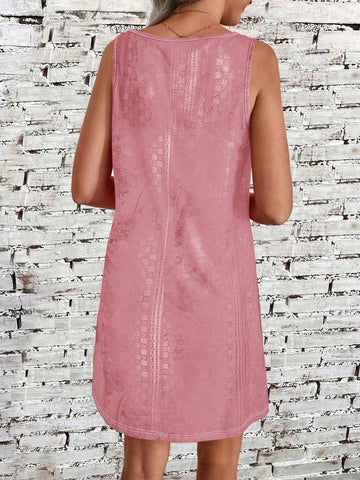 Women's Creative Printed Sleeveless Elegant Dress