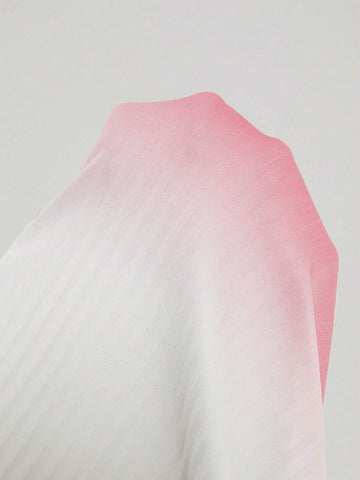 Women's Crew Neck Pleated Embroidered Floral Dress, Minimalist Fashion Casual Everyday Wear