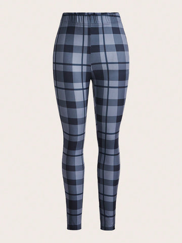 LUNE Women's Plaid Leggings
