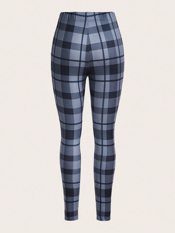 LUNE Women's Plaid Leggings