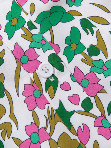 Women's Printed Half Sleeve Dress
