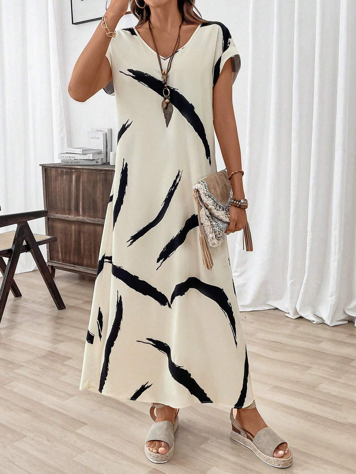 Women's Random Printed Dress