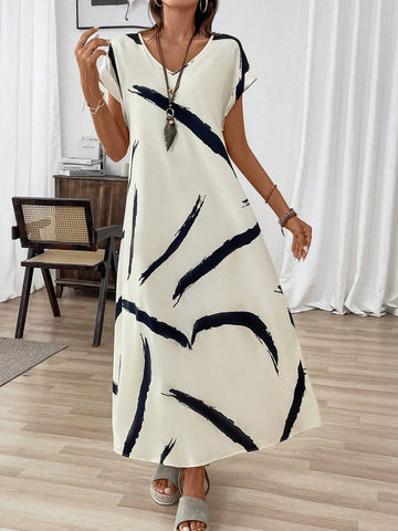 Women's Random Printed Dress