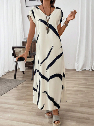 Women's Random Printed Dress