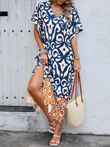 Women's Simple Daily Random Printed Dress