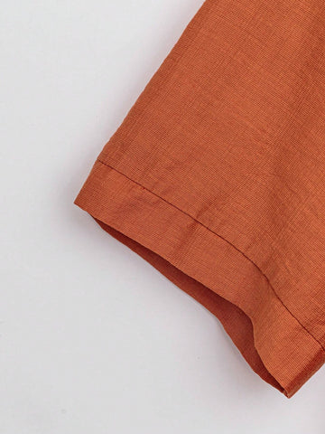 LUNE Women's Simple Embroidered Short Sleeve Shirt For Daily Wear