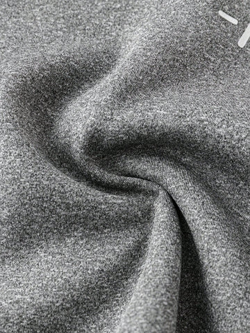 Women's Slogan Printed Fleece Sweatshirt And Long Pants Set