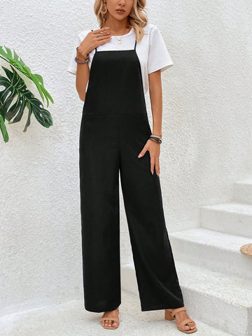 Women's Solid Color Cami Jumpsuit