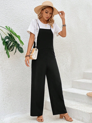 Women's Solid Color Cami Jumpsuit