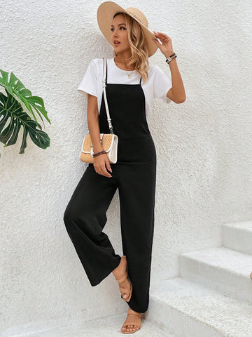 Women's Solid Color Cami Jumpsuit