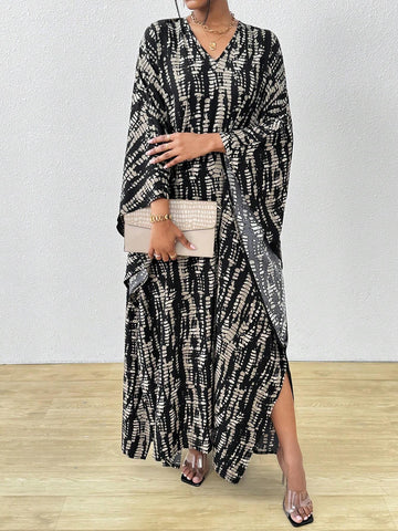 Women's Striped Printed Casual Summer Strapless Dress