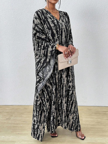 Women's Striped Printed Casual Summer Strapless Dress