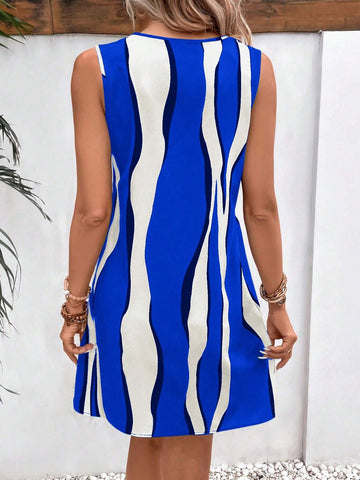 Women's Summer Holiday Print Casual Dress